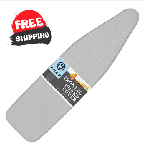Ironing board cover and - board,