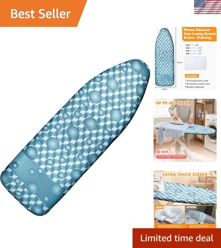 Berry blue ironing board cover - blue,