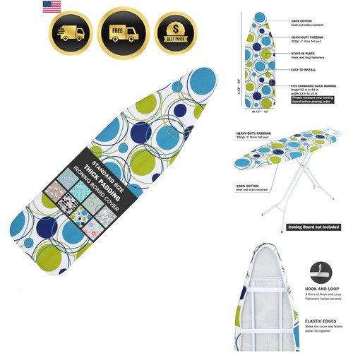 Ironing board cover and pad - and,