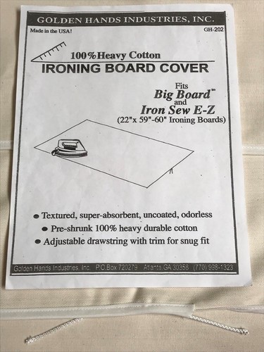 Ironing board cover fit a - to,