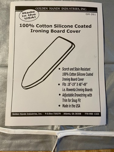Silicone coated ironing board - coated,