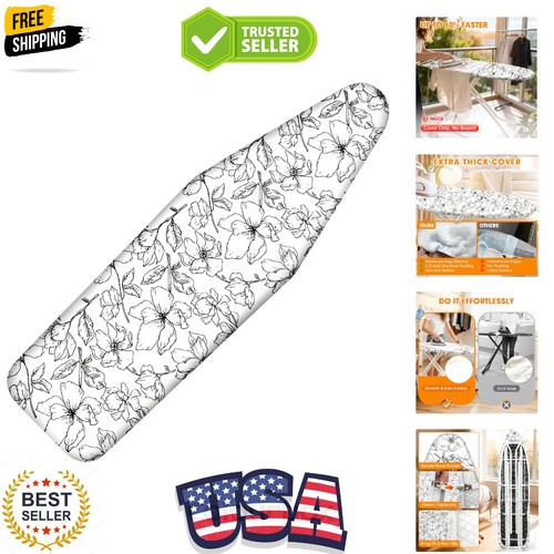 Ironing board cover and - board,