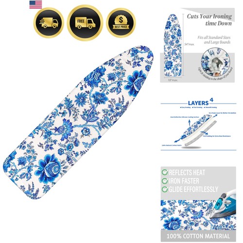Ironing board cover and - board,